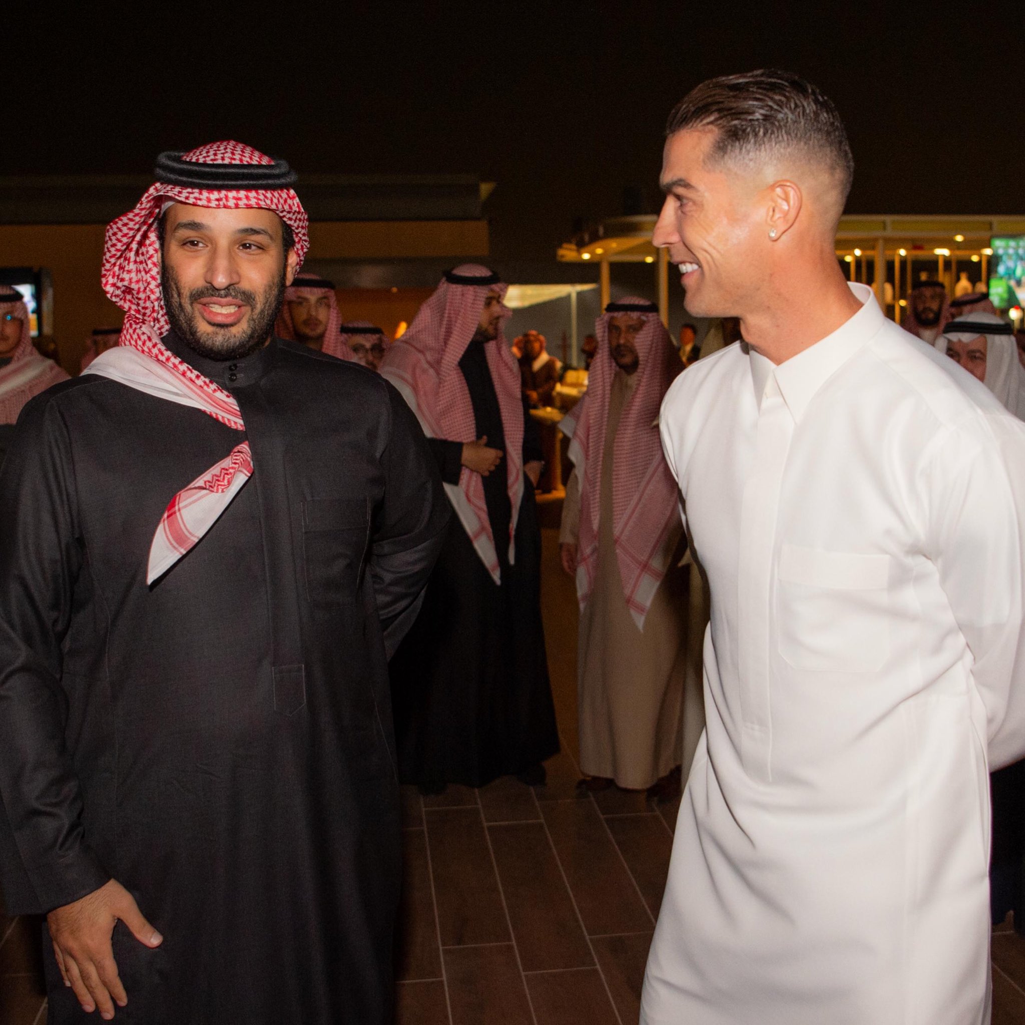 Ronaldo meets Crown Prince Mohammed bin Salman